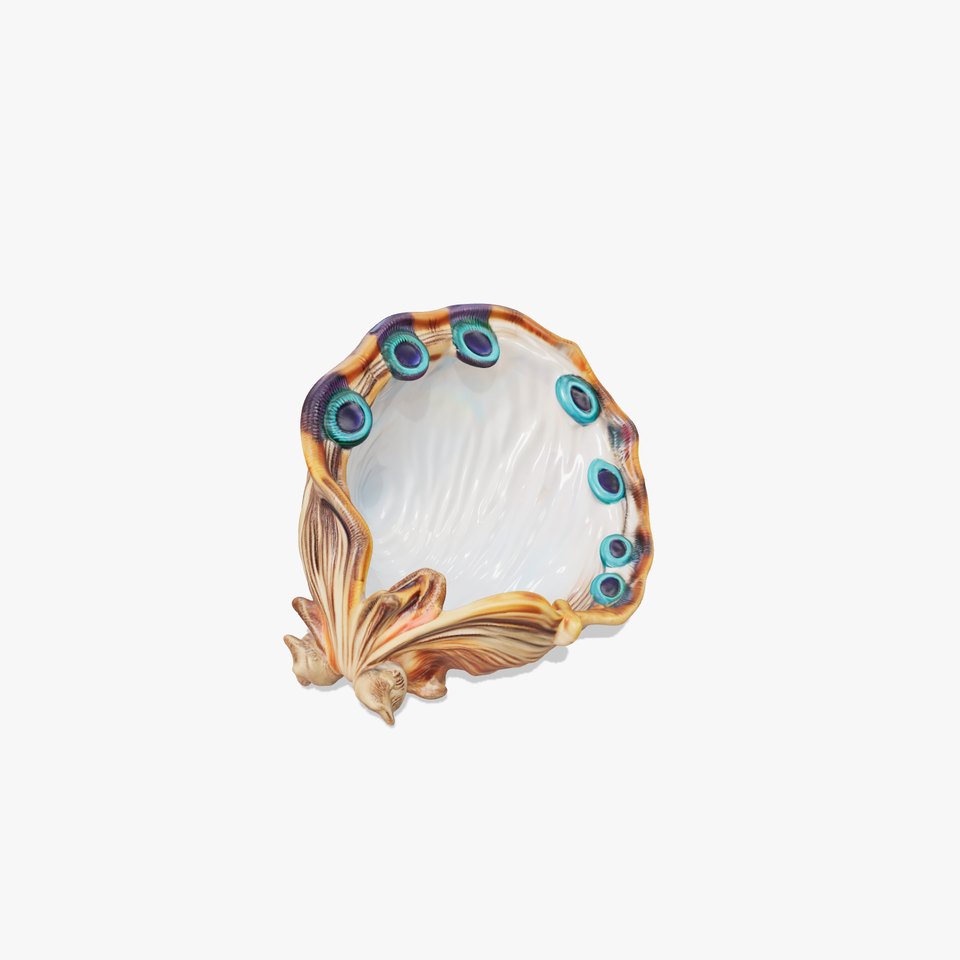 Peacock Shell Ornament model pack